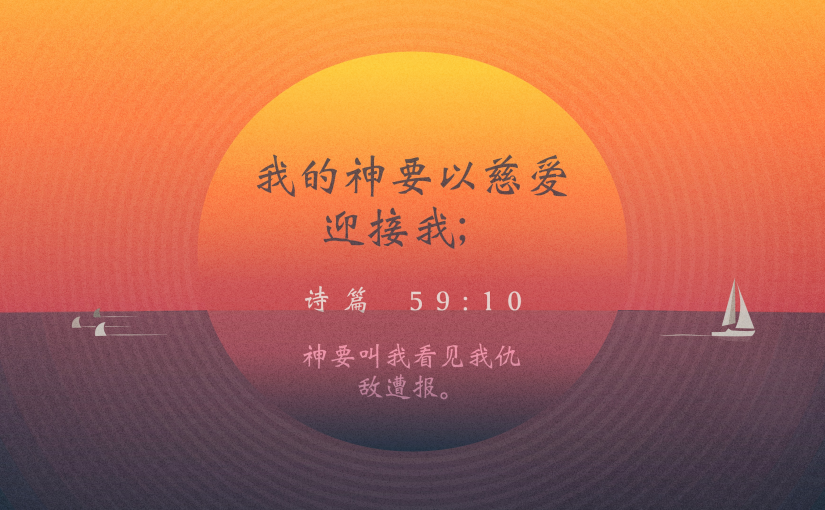 诗篇59:10