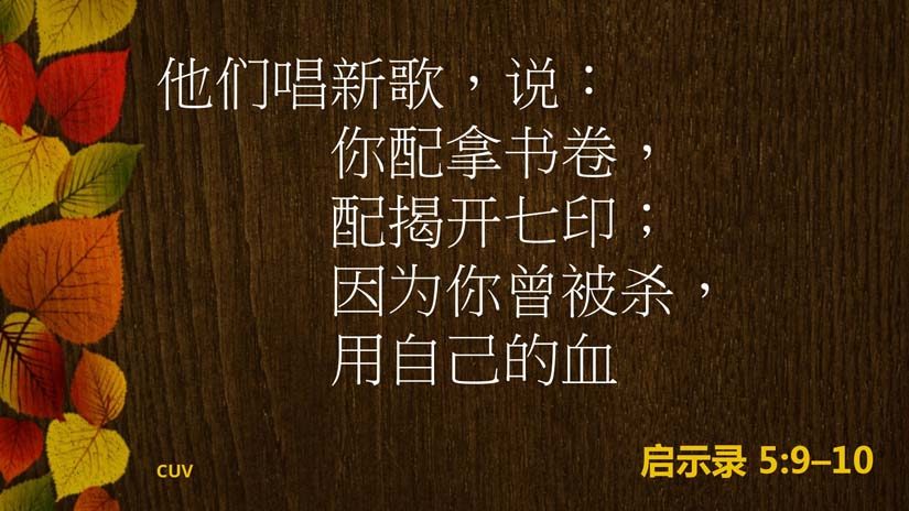 启示录5:9-10